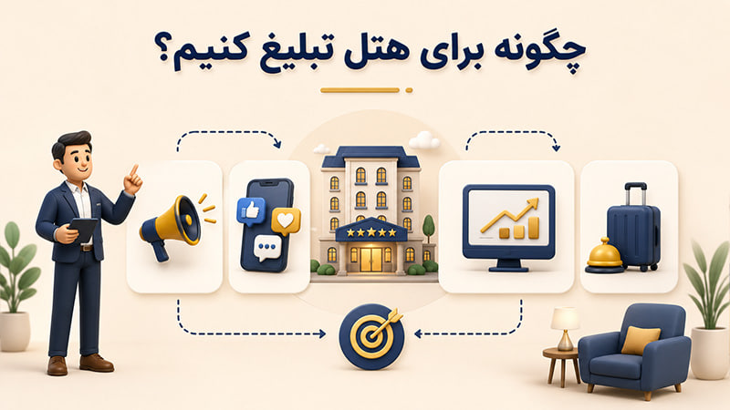 چگونه برای هتل تبلیغ کنیم؟ [6 روش کاربردی برای تبلیغ]